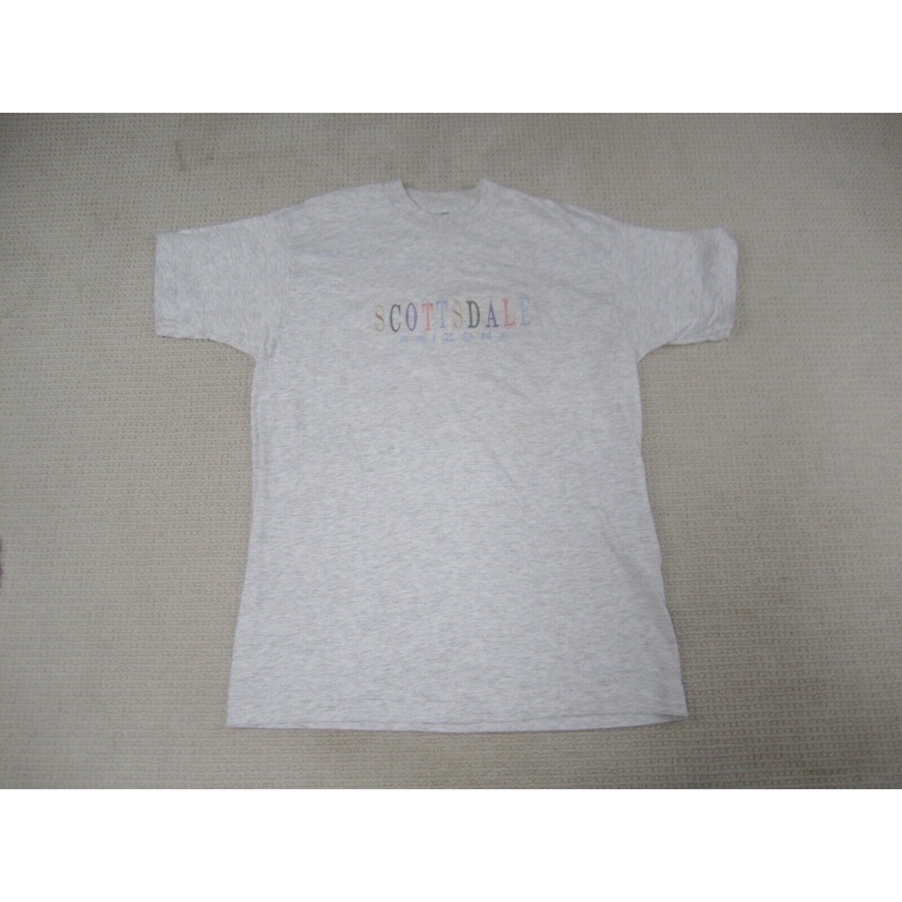 VTG Arizona Shirt Adult‎ XL Gray Scottsdale Fruit Of The Loom USA Short Sleeve